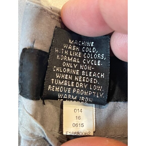 Mossimo Women Chino Shorts Flat Front Low Rise Stretch Cotton Blend Gray Size 10 - Picture 8 of 8